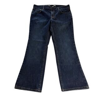 Gap Original Boot Cut Jeans Womens 14P Dark Wash Indigo Denim Stretch 14 Petite